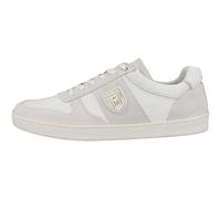 Pantofola d'Oro Palermo Uomo Lw Men's Batch Logo Triple White Lace Trainers (White White, UK 9)