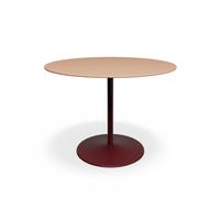 Panton Café & Dining Table Ø100 4003-Forbo Walnut Linoleum
