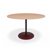 Panton Café & Dining Table Ø120 4003-Forbo Walnut Linoleum