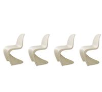 Panton Chair Plastic Chair Beige Vitra SPECIAL VERSION Set of 4