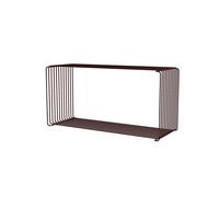 Panton Wire Extended Shelf 07-Black Red 70 cm x 25.7 cm
