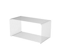 Panton Wire Extended Shelf 43-Chrome 70 cm x 34.8 cm