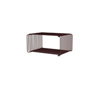 Panton Wire Half Height Bookcase 07-Black Red 17.2 cm x 25.7 cm