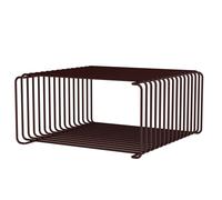 Panton Wire Single D35 Half height Shelving system Montana Black-red - 5715288556211