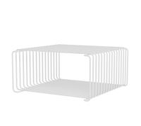 Panton Wire Single D35 Half height Shelving system Montana Snow - 5715288591212