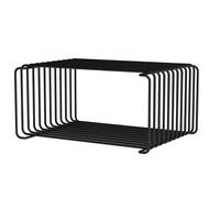 Panton Wire Single Half height Shelving system D26 Montana Black - 5715288585952