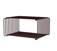 Panton Wire Single Half height Shelving system D26 Montana Black-red - 5715288556174