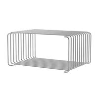 Panton Wire Single Half height Shelving system D26 Montana Chrome - 5715288556198