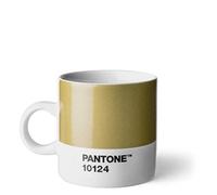Pantone 18007 Espresso Cup, Porcelain, Gold