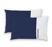 PANTONE™ Bed Pillow Cases 50 x 80 cm, 100% OekoTex Certified Cotton, Bed Cover, 2 Pieces, Cool Breathable - Cushion Cover with 20 cm Flap, Soft and Washable Bed Linen 40 °C