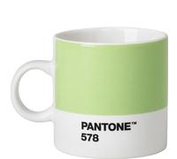 Pantone Copenhagen Design Espresso Cup with Handle, Small Coffee Cup, fine China (Ceramic), 120 ml / 4.2 fl. oz. Light Green