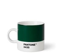 Pantone Espresso Cup, 101043435, Porcelain, Dark Green 3435, 6.1 x 6.1 x 8.2 cm, One size