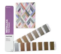 Pantone GG1507C Metallics Guide - Watery Gloss and Metallic Coated Colour Fan in Chromatic Colour Arrangement