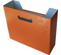 Pantone Horizontal File Box, A4 Wide, Flame Orange, Pack of 2 (50235-89261-0)
