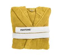 PANTONE™ Men's and Women's Terry Towelling Bathrobe with Hood and Large Pockets in 100% Oeko-Tex Certified Cotton 400 g/m², Bathrobe for Women and Men Soft and Absorbent with Hook and Belt Loops,