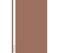 Pantone Mocha Mousse Notebook: Color of the Year 2025 Lined Journal, 100 Page, 6X9