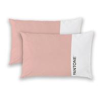 Pantone - Pillow Cases for Bed 50 x 80 cm, 100% Cotton, OekoTex Certified, 2 Pieces, Cool Breathable - Cushion Cover with 20 cm Flap, Soft and Washable Bed Linen 40 °C