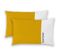 Pantone - Pillow Cases for Bed 50 x 80 cm, 100% Cotton, OekoTex Certified, 2 Pieces, Cool Breathable - Cushion Cover with 20 cm Flap, Soft and Washable Bed Linen 40 °C
