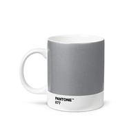 Pantone Porcelain Mug, Coffee Cup, 375 ml, with Handle, Dishwasher-Safe, Silver
