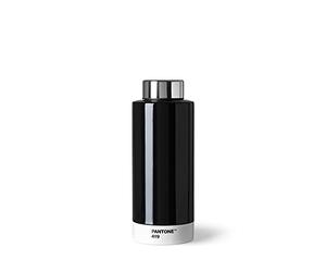 PANTONE Stainless Steel Double Walled Water Bottle with Thermal Function Leak Proof 500ml Black 419