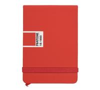 Pantone Universe Crossover A7 Reporter Plain Notebook - Tomato