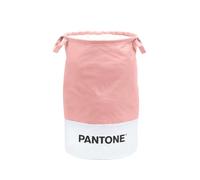 PANTONE™ - Waterproof Laundry Basket, Toy Storage Basket, Space-Saving, Ideal as Children's Play Basket, Dirty Cloths and Storage Basket with Handles and Cotton Drawstring, 36 x 60 cm