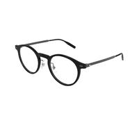 Montblanc MB0426O 001 Man Optical frames Injected Black Transparent Round