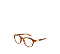 Gucci GG2083O 004 Man Optical frames Acetate Havana Transparent Round