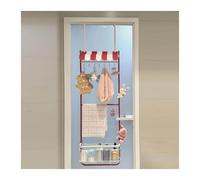 Pantry Door Organizer Shelves,Back of for Over The Storage With Visual Pockets and Hooks,for Bedroom Closet Bathroom