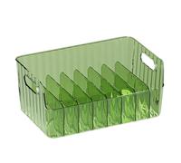 Pantry Organizer Packets - Adjustable Transparent Handle Storage Box Non-Slip Food Storage Container Multi-Compartment Organizer | Kitchen Living Room Office Dor