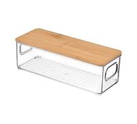 Pantry Organizer - PET 28.8x19.5x16cm | Practical Fridge Organizers | Sturdy Food Storage Containers | Dee Storage Stackable for Pantry