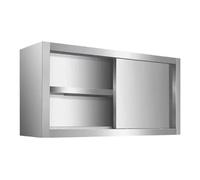 Pantry Storage Cabinet with Sliding Doors, Commercial Kitchen Cupboard for Restaurant and Home Use