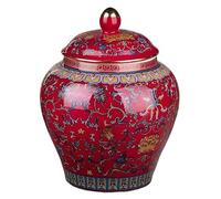 Pantry Storage Containers Ceramic Tea Cans Enamel Color General Cans Half A Catty Palace Style High-end Biluochun Candy Home Storage Sealed Cans Ceramic Containers for Tea, Coffee, Flour, Sugar,