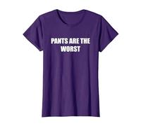 Pants are The Worst T-Shirt, Women, Purple, XXL