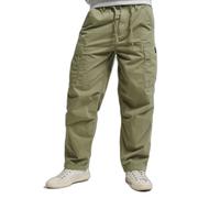 Pants cargo coton biologique Superdry Vintage Parachute Vert 30x32