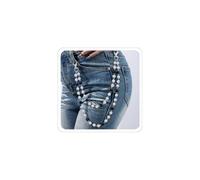 Pants Chain Wallet Chain Punk Chain Hip Hop Butterfly Lock Charm Jeans Chains Rock Chains for Women Men Hipster Women Fashion Trendy Waist Pants Chain Jewelry Clothing Accessories, 60cm, Crystal