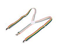 Pants Donning Aid, Dressing Aid Pants Wearing Aids Belt Pants Aid Helper Polyester Alloy Adjustable Length Dressing Aids Pants Wearing Tools for Disabled Elderly Senior Men and Women(rainbow stripes)