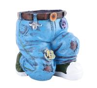 Pants Flower Pot, Jeans Flower Pot Jeans Planter Outdoor Indoor Garden Planter Denim Pants Flower Planting Pots for Women Plant Lovers Gardeners for Home Lawn Yard Outside Decor