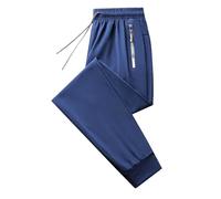 Pants for Women UK Casual Full Length Linen Wide Leg Breathable Palazzo Loose Fit Ladies Bottoms Workout Stretch rousers Hiking Walking Combat Blue
