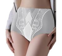 Pants For Women - Women's High Waist Liquid Ice Silk Belly Compression Panties featuring Seamless Breathable with Control Hip Lift Crotch and Powerful Shaping Support All Day Wear