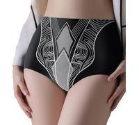 Pants For Women - Women's High Waist Liquid Ice Silk Belly Compression Panties featuring Seamless Breathable with Control Hip Lift Crotch and Powerful Shaping Support All Day Wear