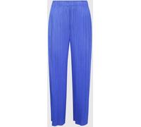 Pants PLEATS PLEASE ISSEY MIYAKE Woman color Blue - Size: 3 - female