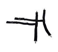 Pants Puller Metal Clip Dressing Aid Foldable, B | Adjustable Length Strap, Stretchy Nylon Belt, Secure Metal Clasps for Disabled People, Not Require Bending
