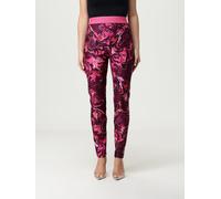 Pants VERSACE JEANS COUTURE Woman color Burgundy - Size: 44 - female