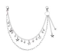 Pants Wallet Chain for Men & Women, Clothing Accessory for Jeans, Heavy-Duty Alloy, Perfect for Streetwear, Punk and Vintage Hip Hop