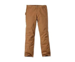 Pants Working Carhartt Stretch Duck Double Front Brown