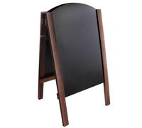 PANTSLINE Foldable Double Sided Chalkboard A-Board, Portable Freestanding Sign with Stand, Reversible Advertising Blackboard for Cafe Restaurant Shop Events, Indoor Outdoor Use, 45 x 41 x 78cm