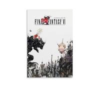 PANTTING Final Fantasy 6 Posters Aesthetic Canvas Wall Art Print Home Decor for Bedroom Living Room12x18inch(30x45cm) Unframe-style