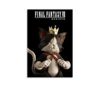 PANTTING Final Fantasy Cait Sith Posters Aesthetic Canvas Wall Art Print Home Decor for Bedroom Living Room08x12inch(20x30cm) Unframe-style