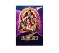 PANTTING Final Fantasy Posters Aesthetic Canvas Wall Art Print Home Decor for Bedroom Living Room08x12inch(20x30cm) Unframe-style